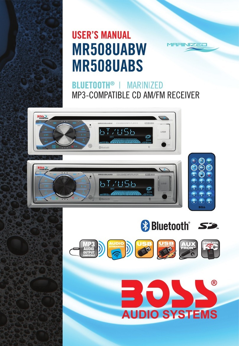 Boss Audio Systems MR508UABW User manual