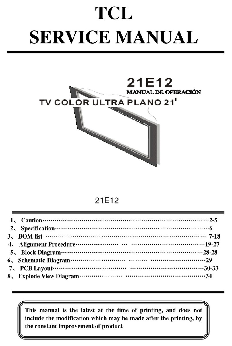 TCL 21E12 User manual