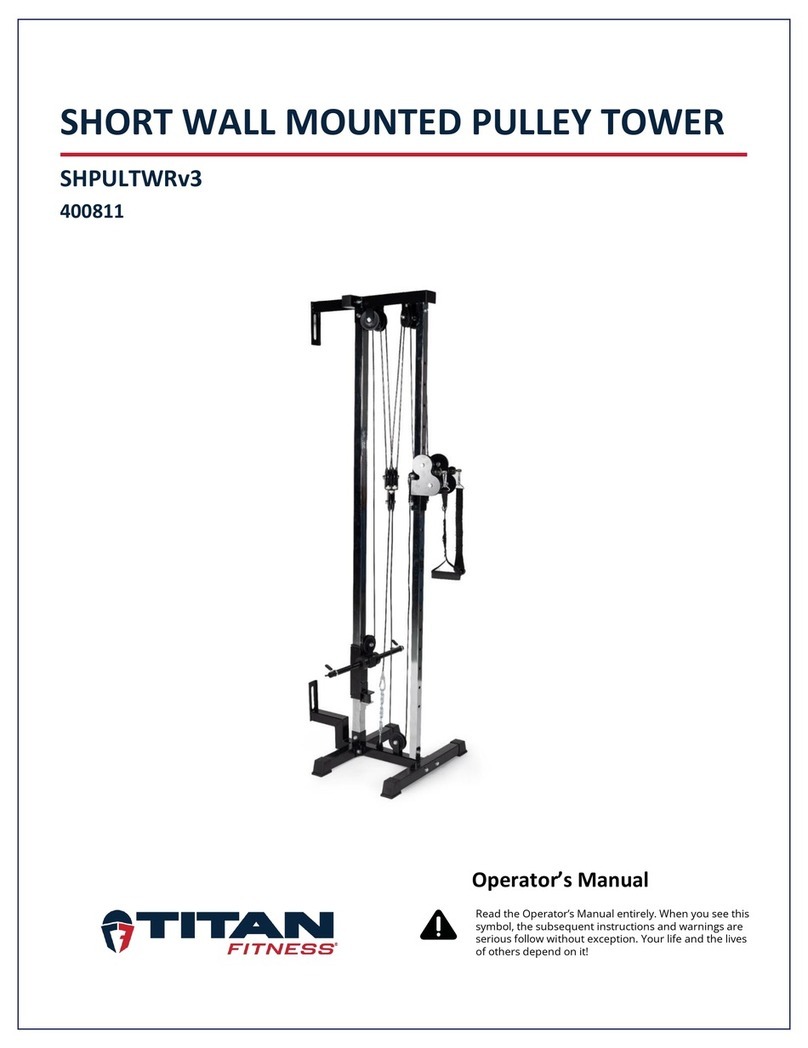 Titan Fitness SHPULTWRv3 Operator's manual