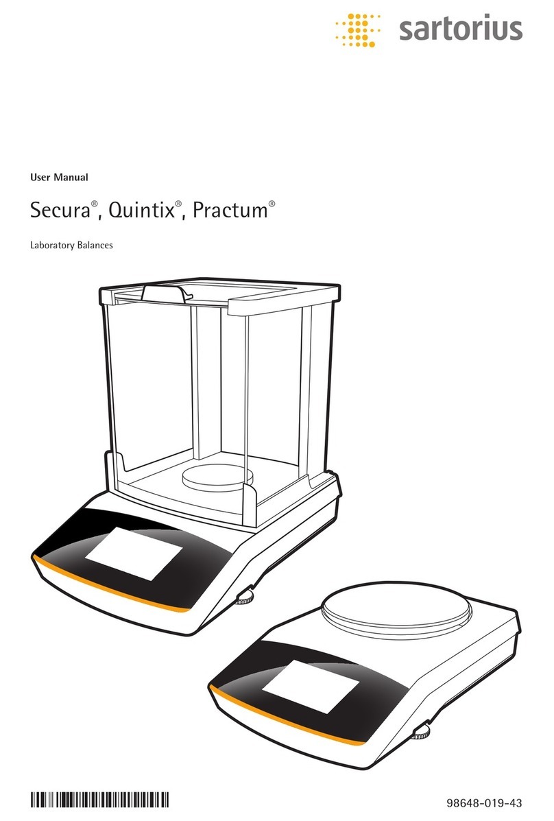 Sartorius SECURA1102-1NUS User manual Sartorius SECURA1102-1NUS User manual