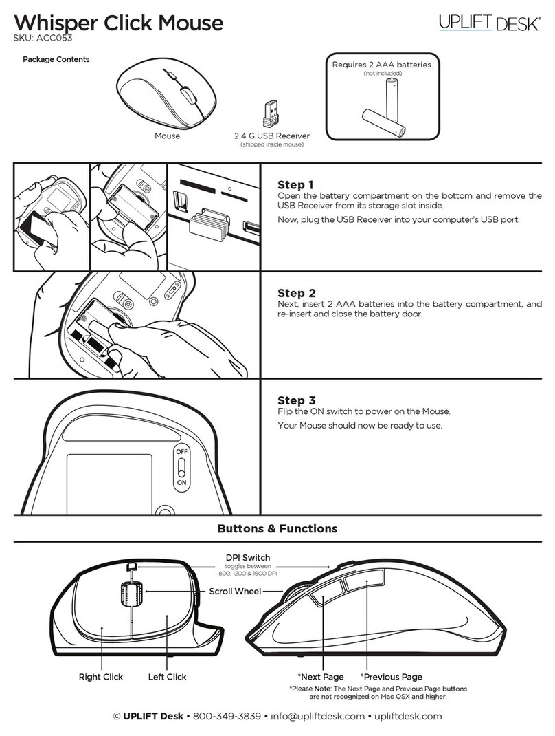 Uplift Desk ACC053 User manual