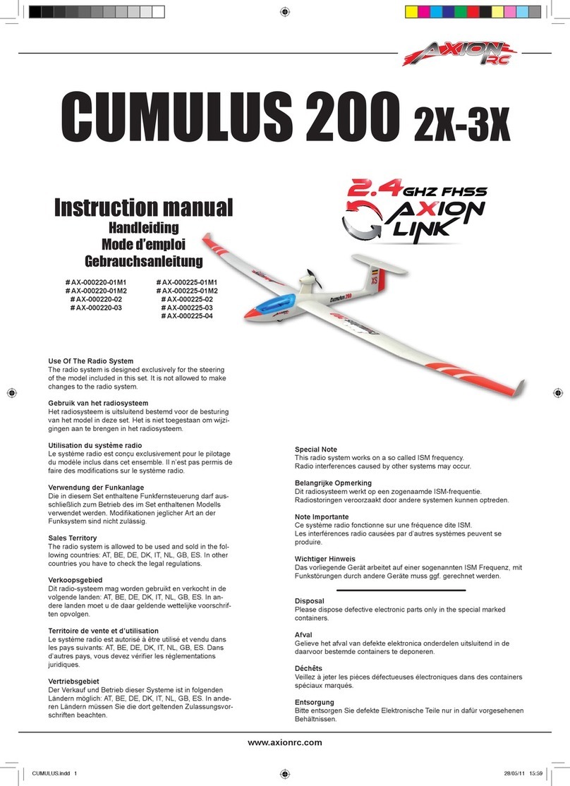 Axion CUMULUS 200 2X instruction manual
