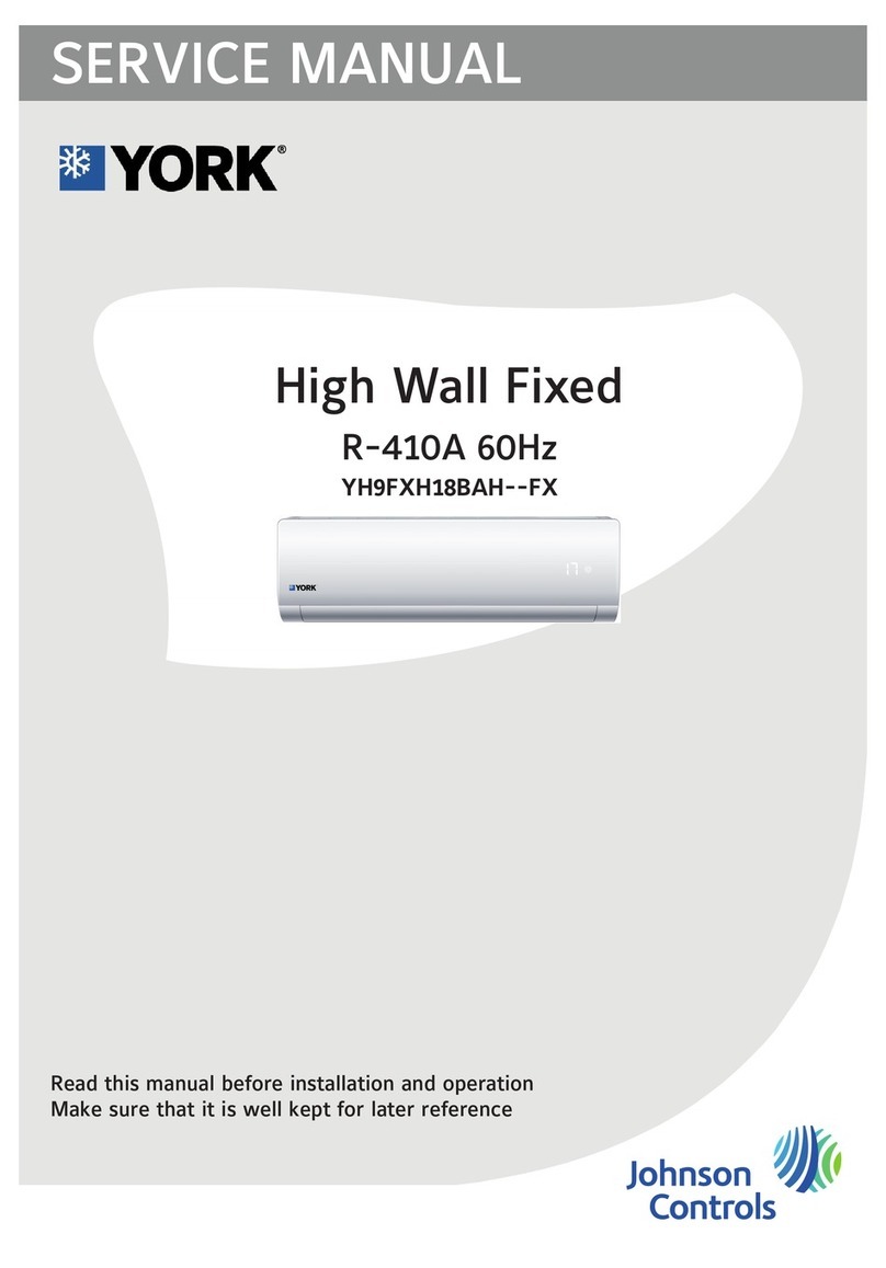 Johnson Controls YORK YH9FXH18BAH--FX User manual