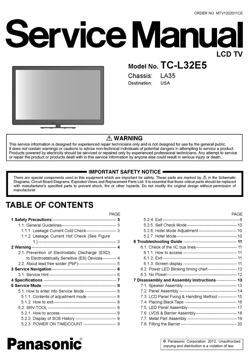 Panasonic TC-L32E5B User manual