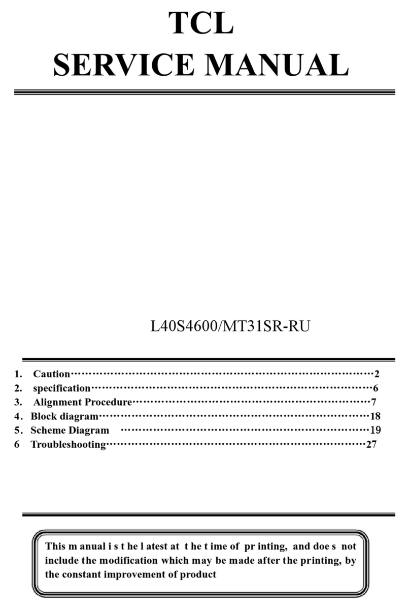 TCL L40S4600/MT31SR-RU User manual