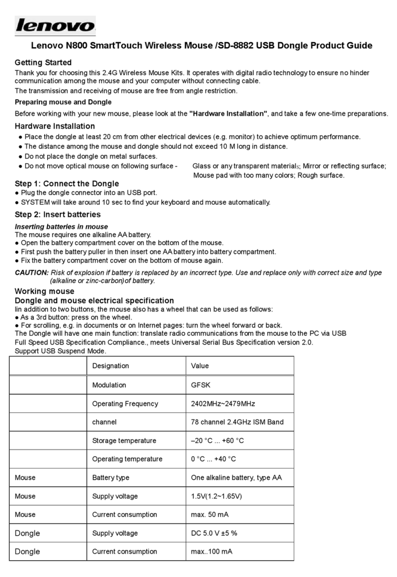 Lenovo SmartTouch N800 User manual