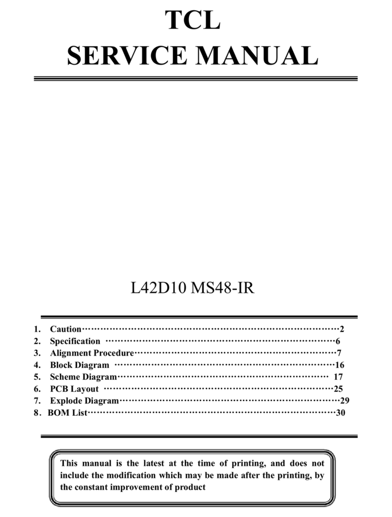 TCL L42D10 MS48-IR User manual