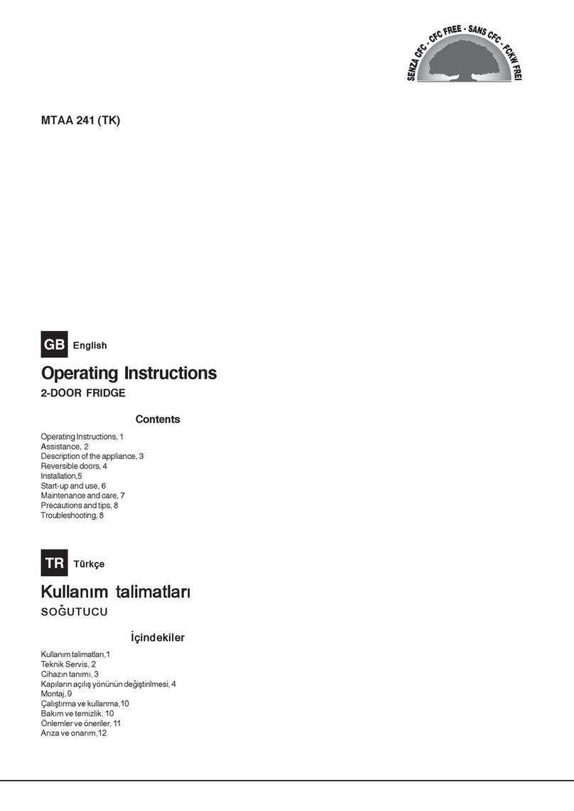 Whirlpool MTAA 241 (TK) operating instructions