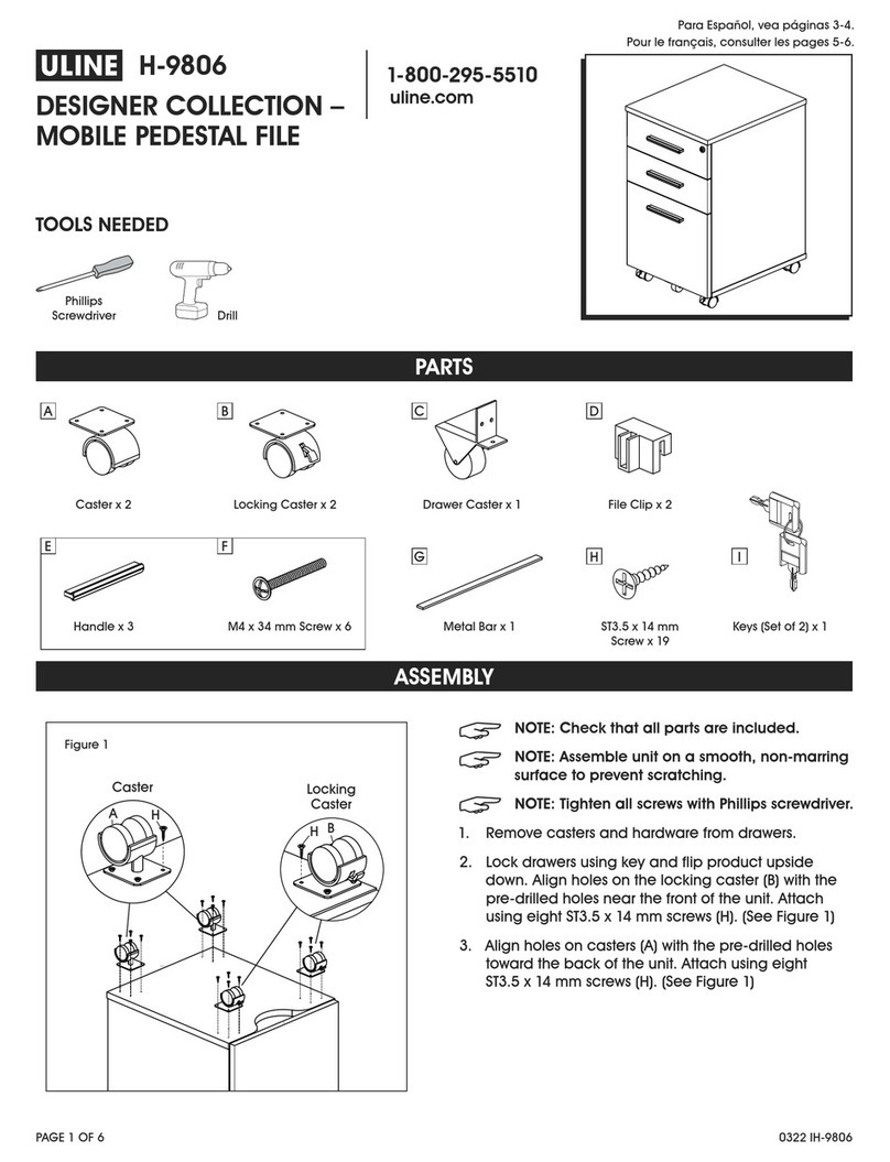 U-Line DESIGNER H-9806 User manual U-Line DESIGNER H-9806 User manual
