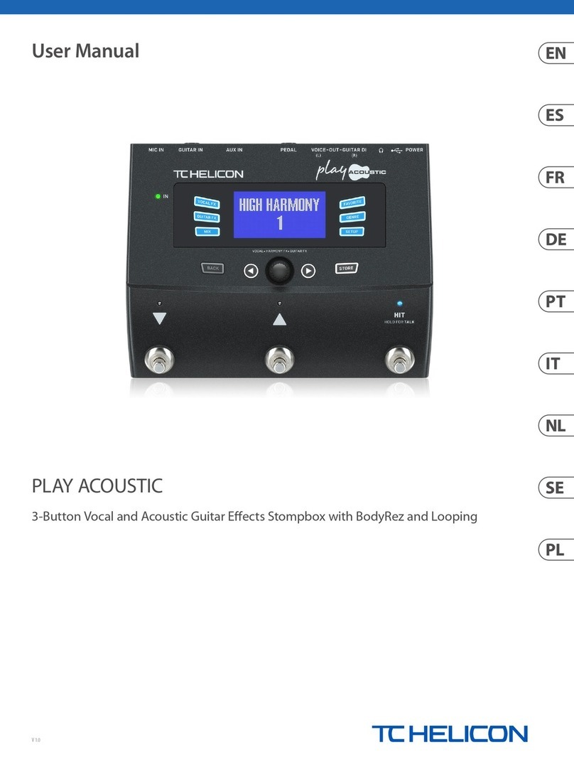 TC-Helicon Play Electric user manual
