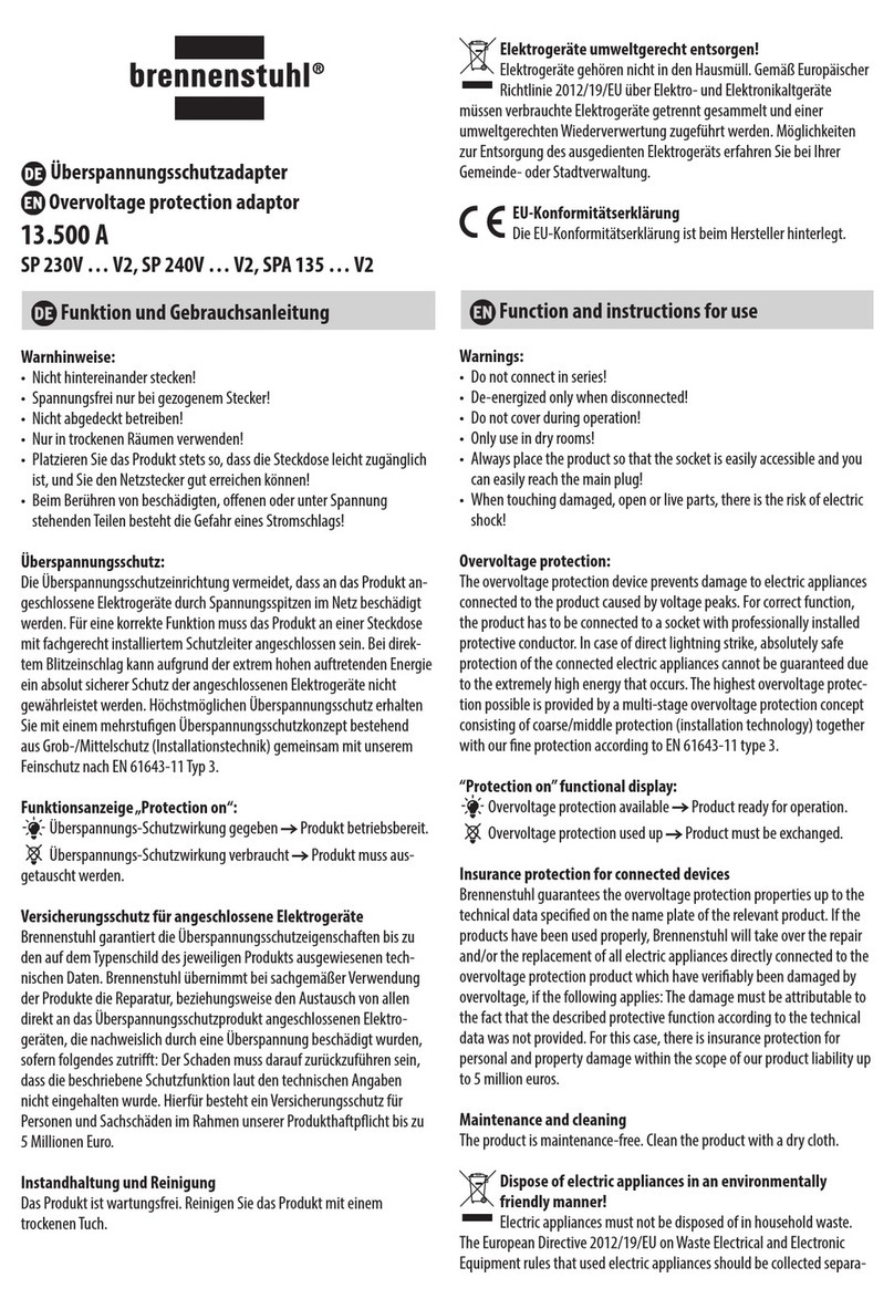 brennenstuhl SP 230V V2 Series quick start guide