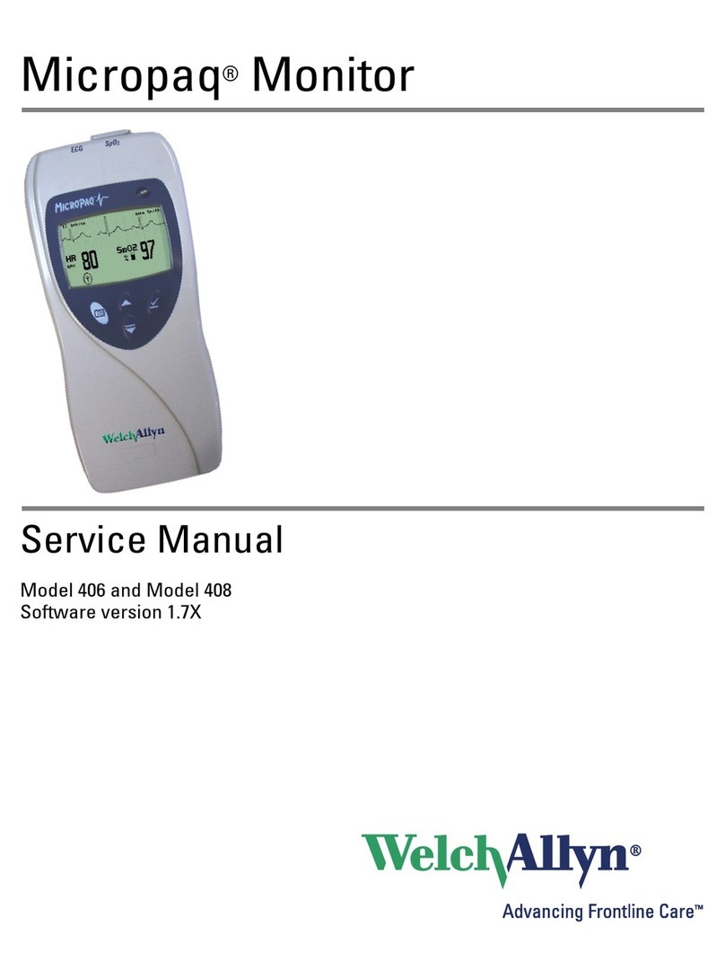 Welch Allyn Micropaq 406 Service manual