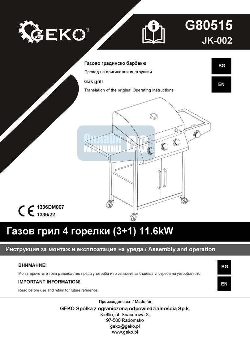 Geko G80515 operating instructions