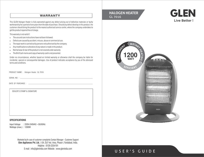 Glen GL 7016 user guide