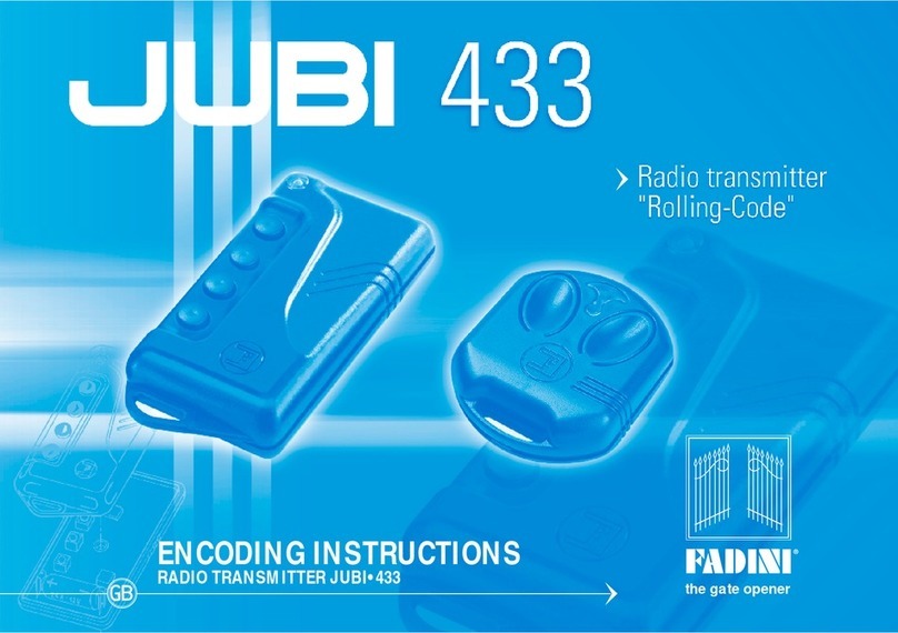 fadini Jubi 433 User manual