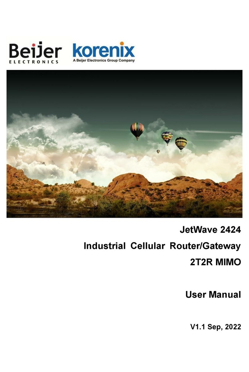 BeiJer korenix JetWave 2424 user manual