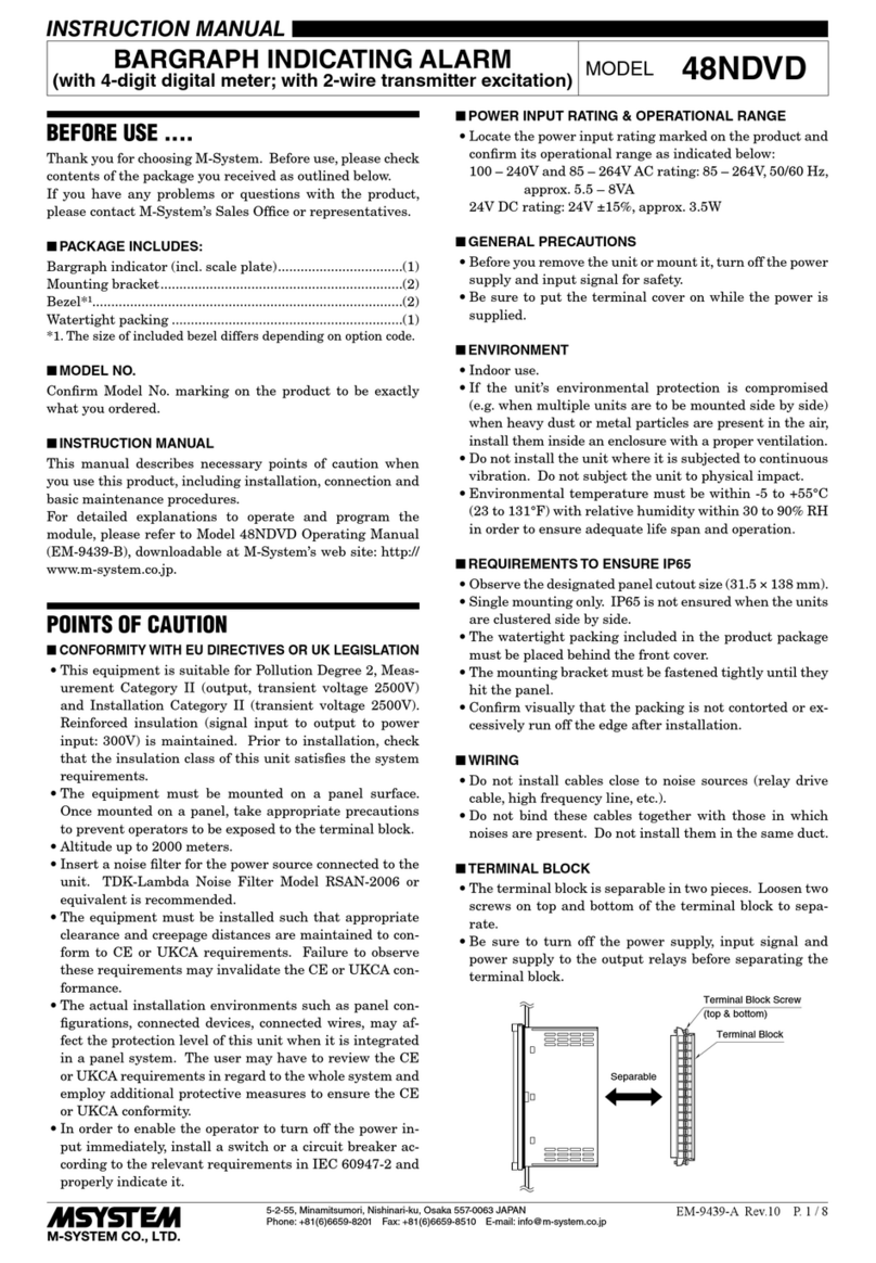 M-system 48NDVD User manual