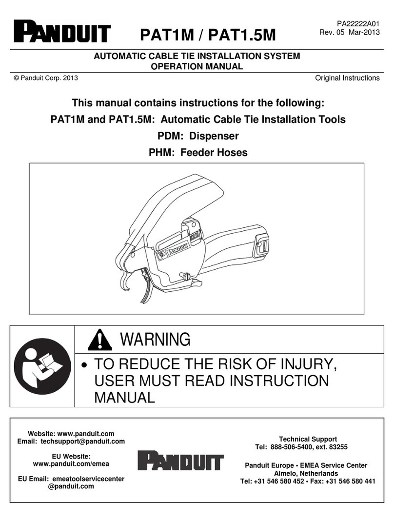 Panduit PDM User manual Panduit PDM User manual
