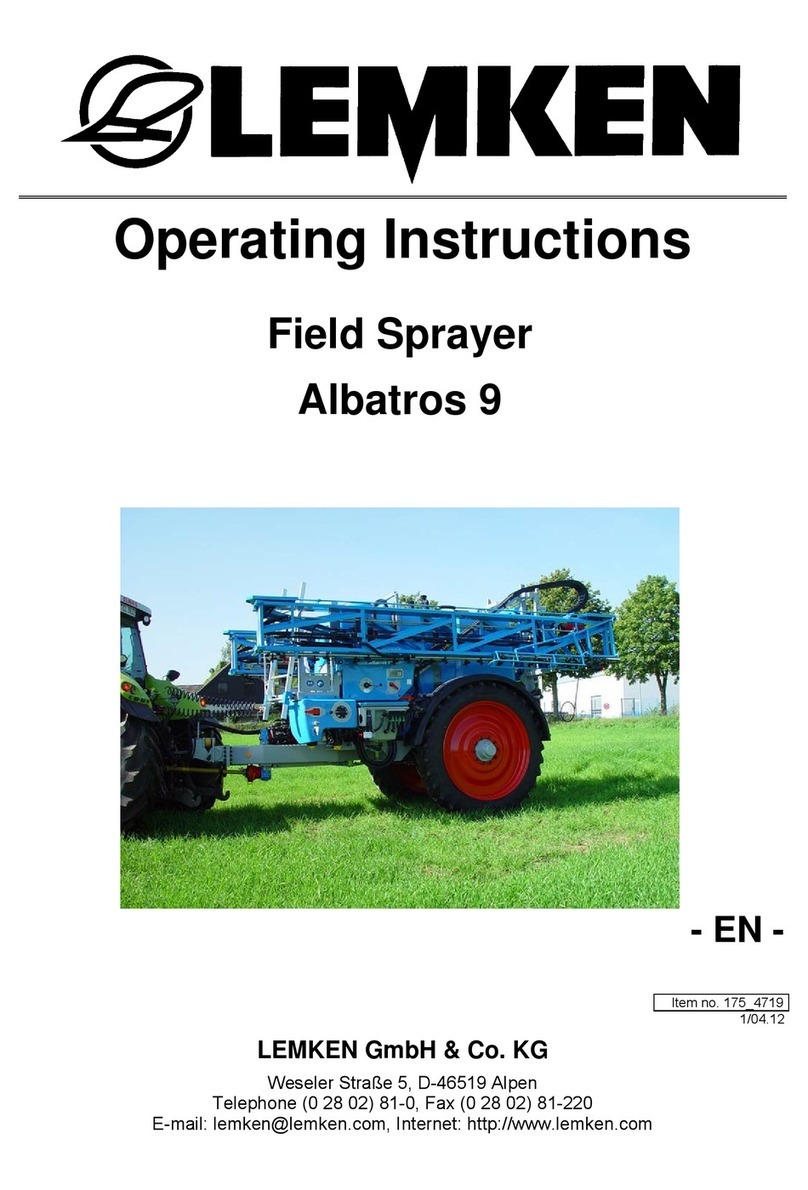 LEMKEN Albatros 9 operating instructions
