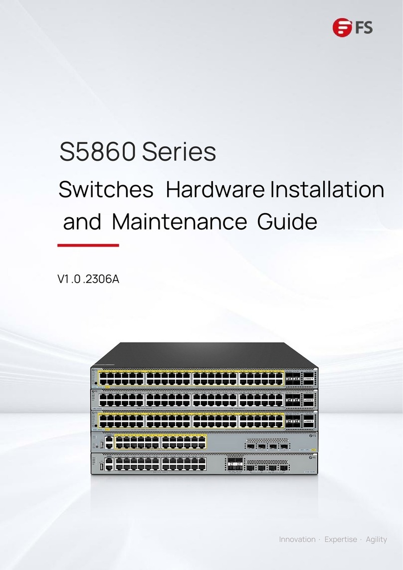 FS S5860 Series Hardware installation and maintenance guide FS S5860 Series Hardware installation and maintenance guide