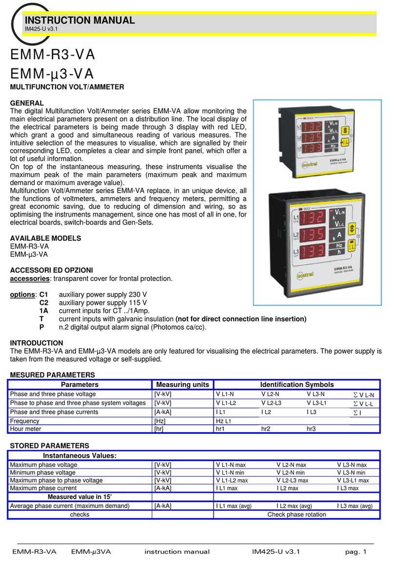 Contrel EMM-m3-VA User manual