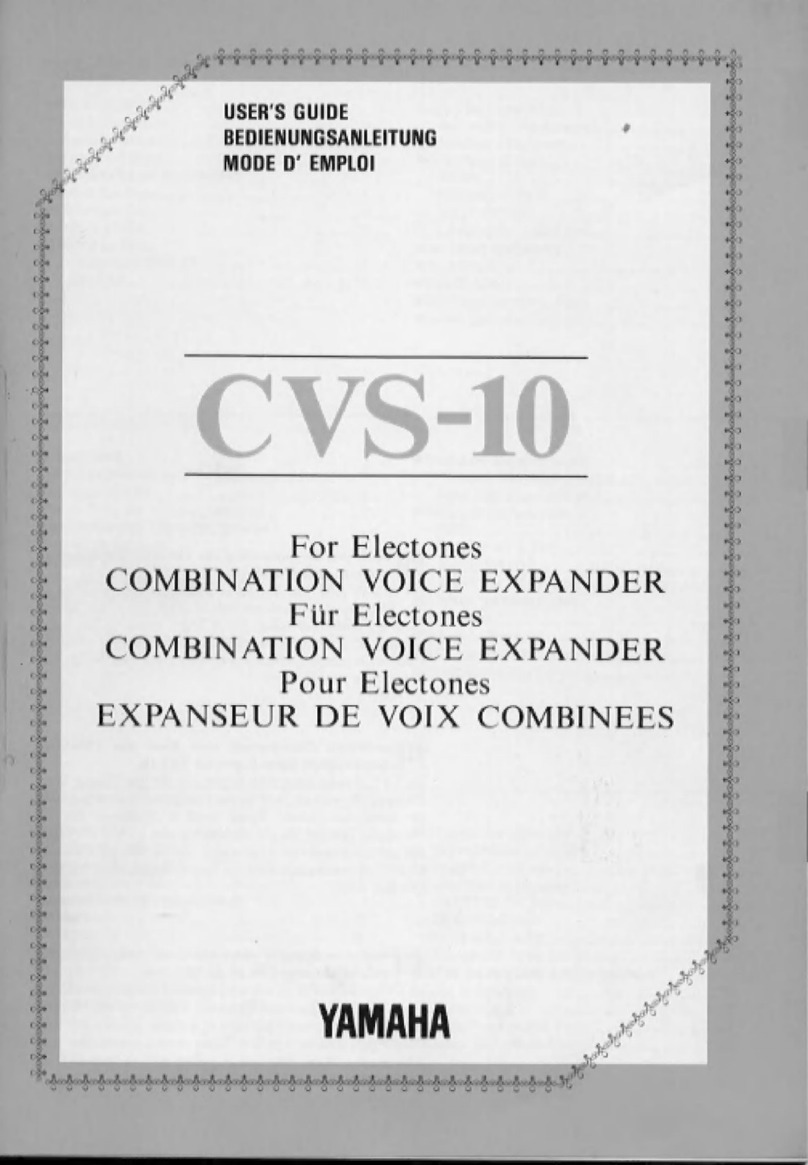 Yamaha CVS-10 User manual