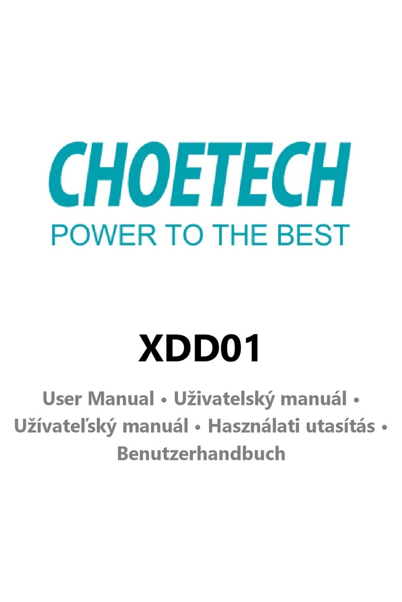 Choetech XDD01 User manual