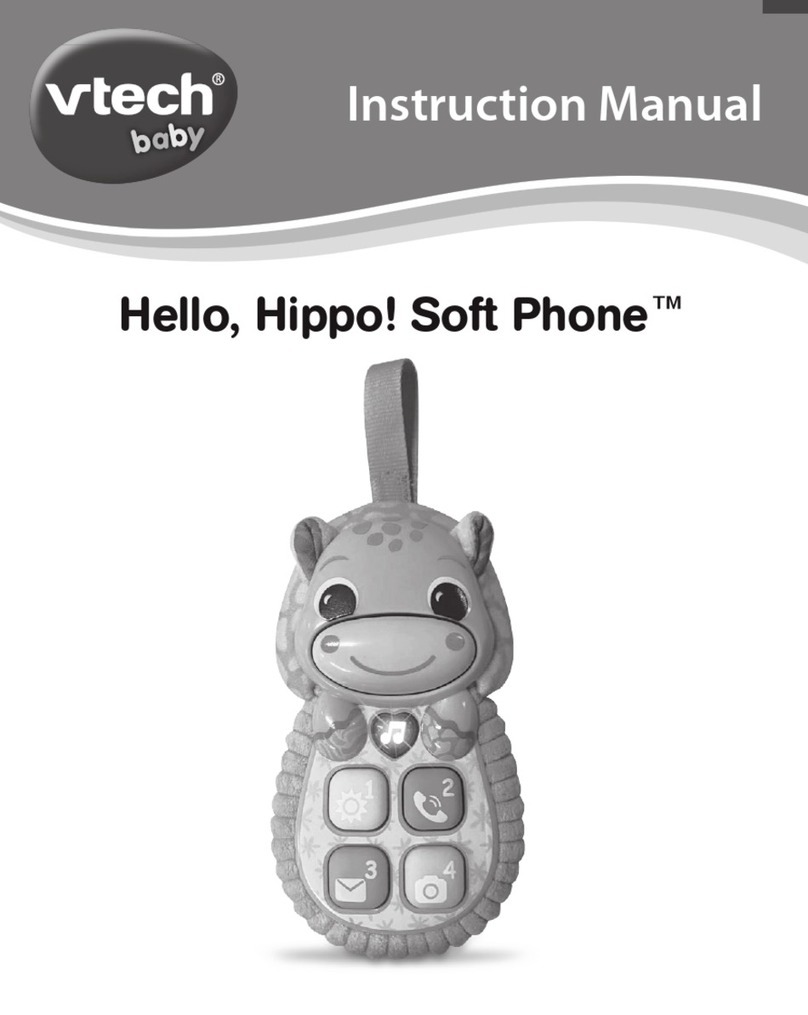 VTech Baby Hello, Hippo! Soft Phone User manual VTech Baby Hello, Hippo! Soft Phone User manual