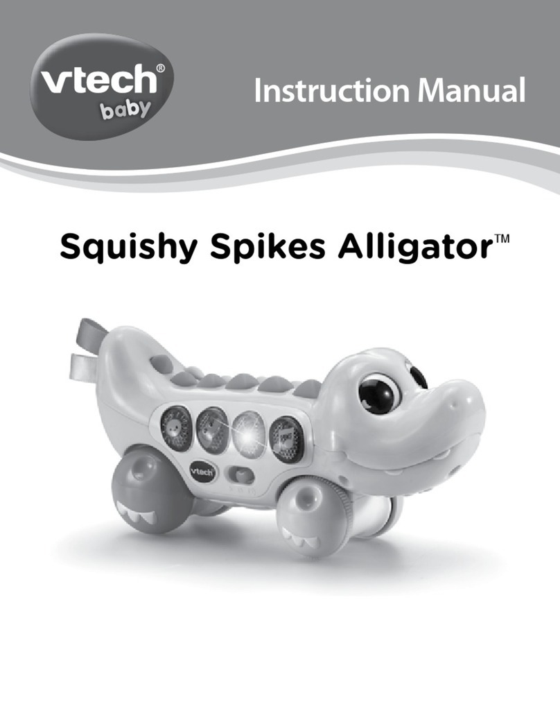VTech Baby Squishy Spikes Alligator User manual