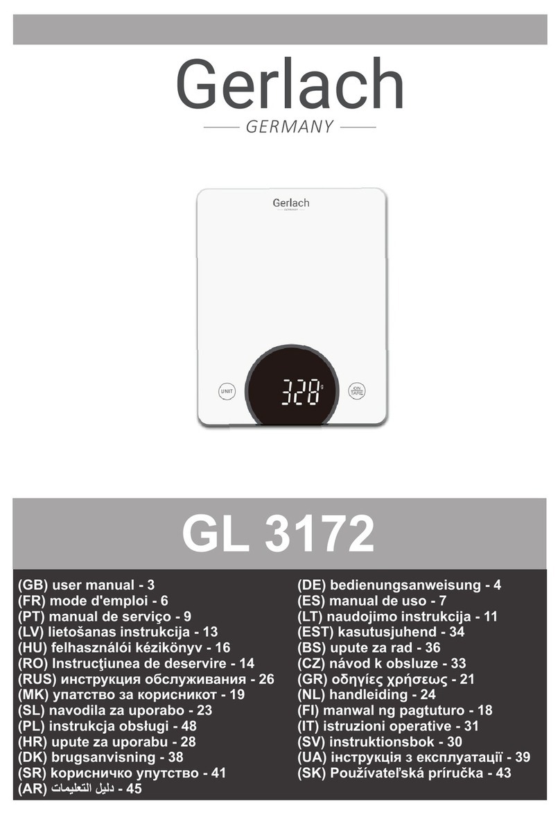 Gerlach GL 3172 User manual