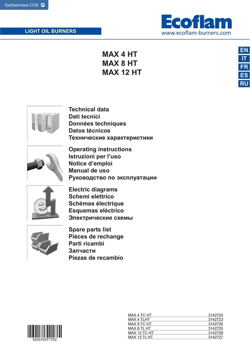 Ecoflam MAX 4 HT Instruction manual