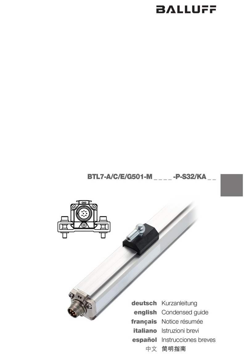 Balluff BTL7-A501-M-P-S32/KA Series User manual