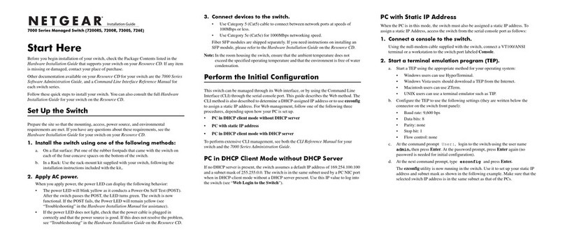 NETGEAR 7000 Series User manual