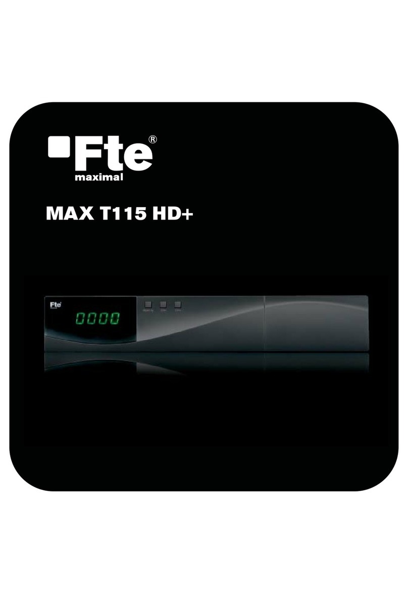 FTE Maximal MAX T115 HD+ User manual