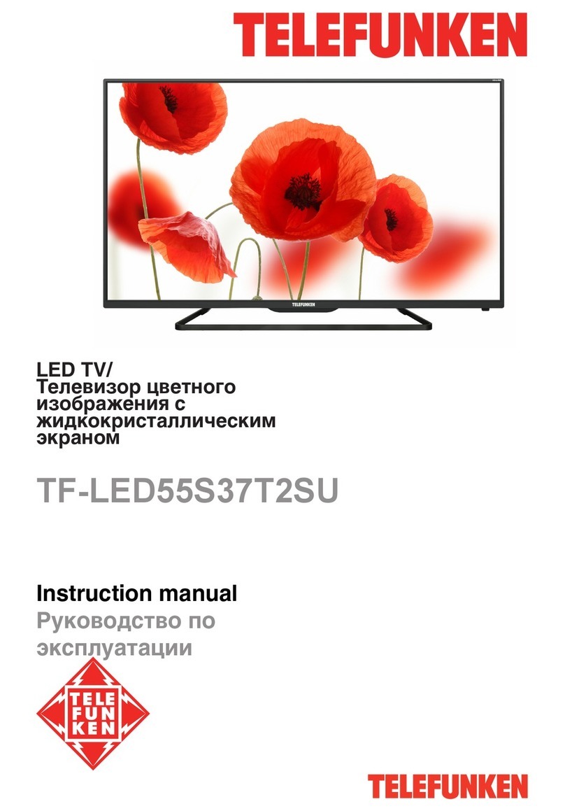 Telefunken TF-LED55S37T2SU User manual