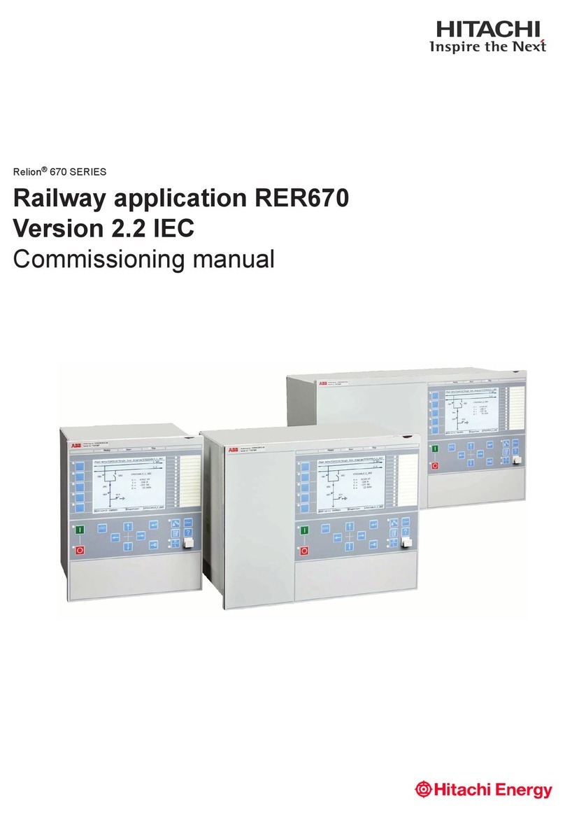 Hitachi Relion RER670 Commissioning manual