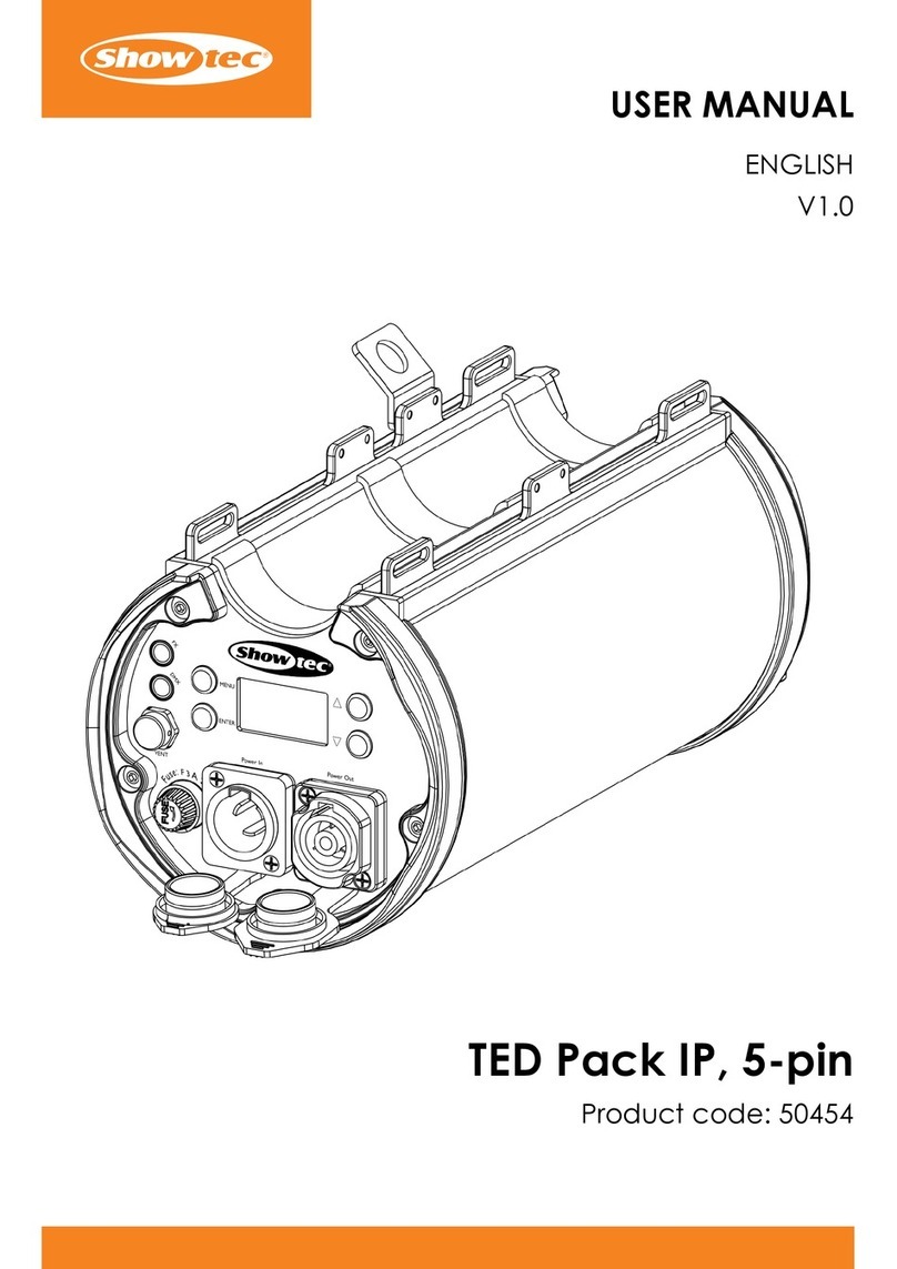 Show Tec TED Pack IP User manual
