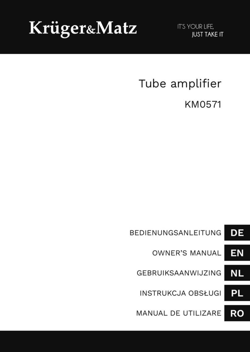 Krüger & Matz KM0571 owner's manual
