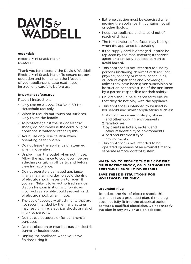 Davis & Waddell DES0657 User manual
