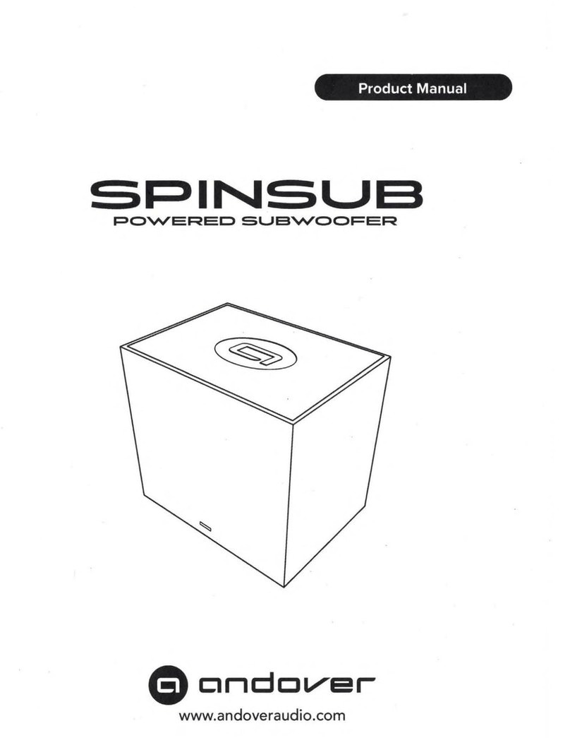 andover SPINSUB product manual