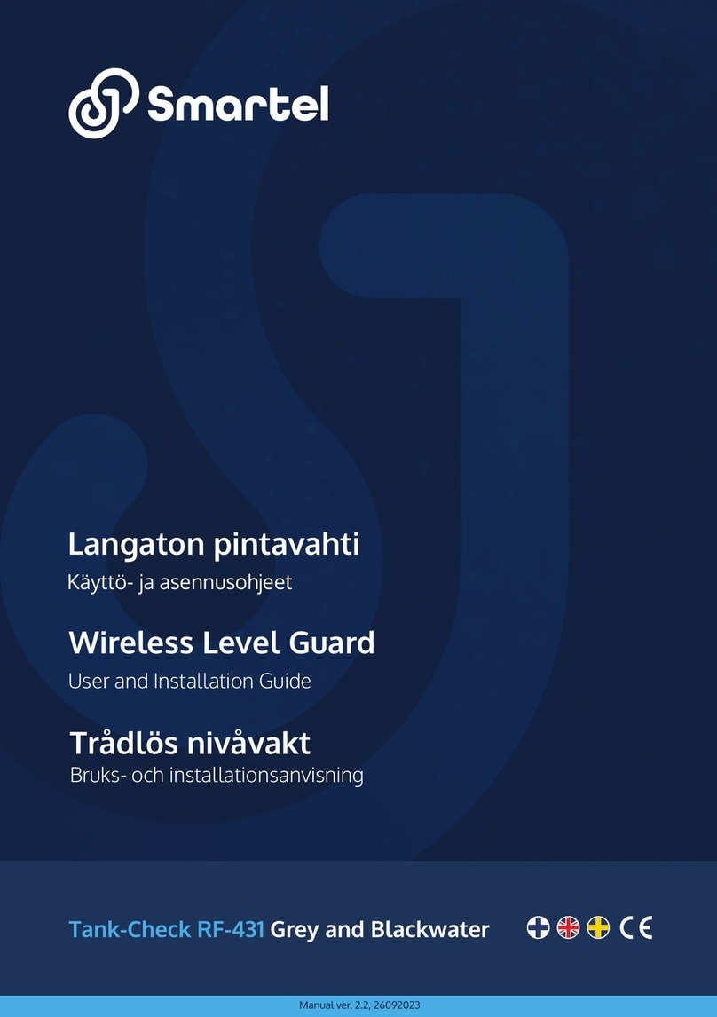 SMARTEL Tank-Check RF-431 User and installation guide SMARTEL Tank-Check RF-431 User and installation guide