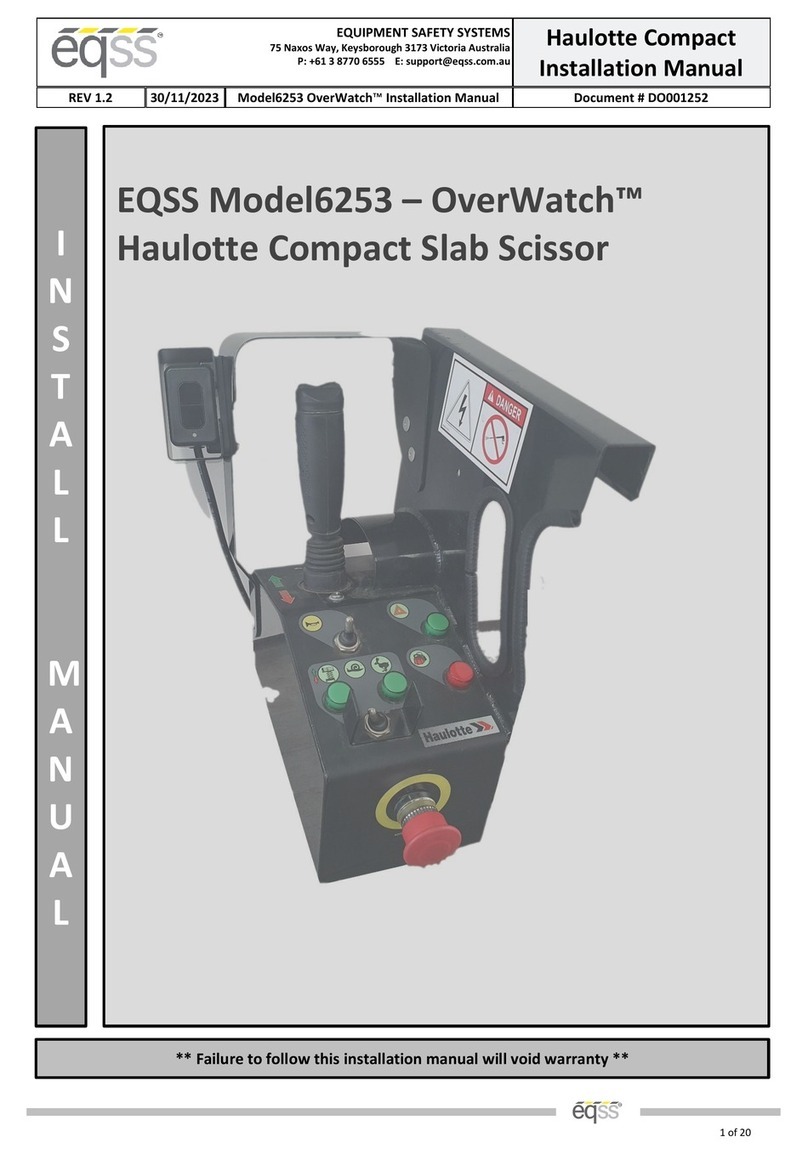 eqss OverWatch 6253 installation manual