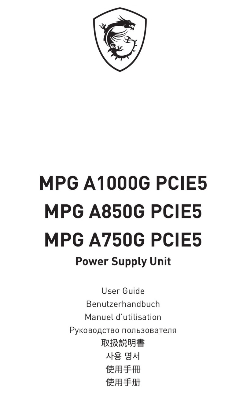 MSI MPG A1000G PCIE5 user guide