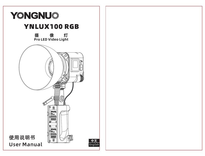 Yongnuo YNLUX100 RGB user manual