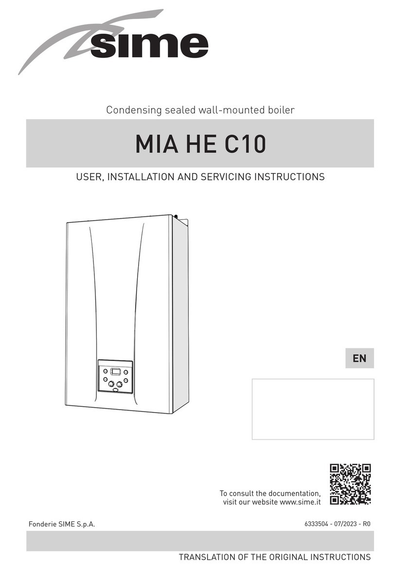 Sime Mia HE 25 C10 Manual