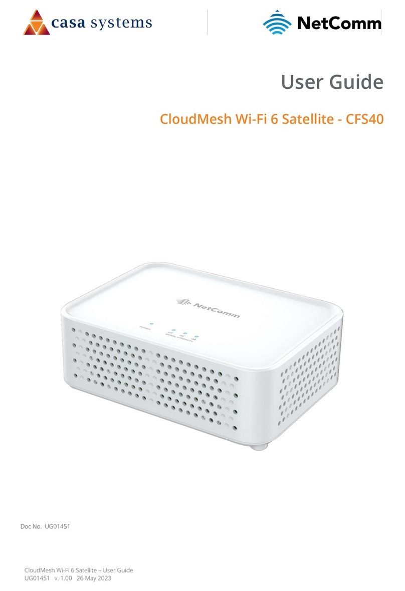 Casa Systems NetComm CFS40 User manual