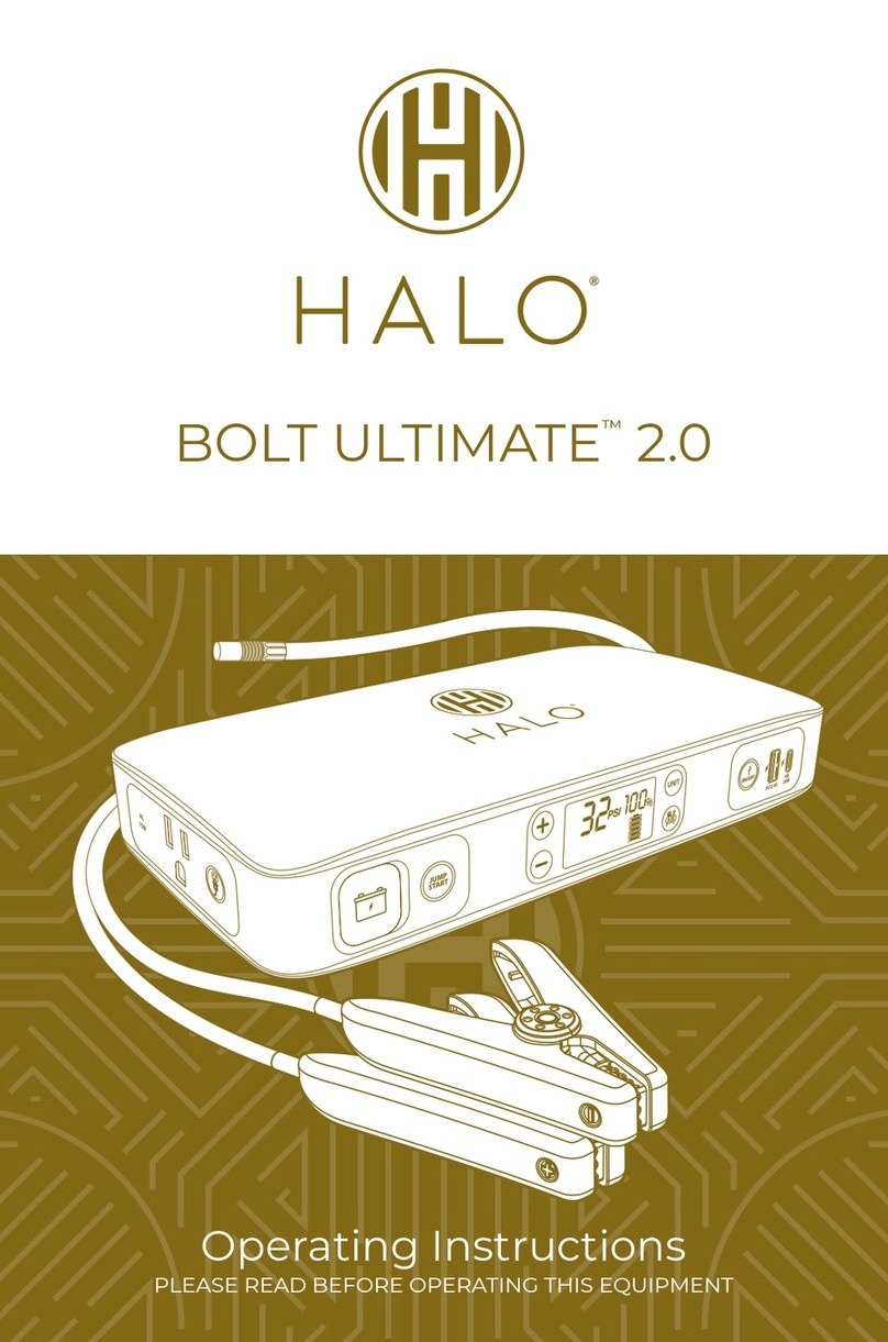 Halo BOLT ULTIMATE 2.0 operating instructions