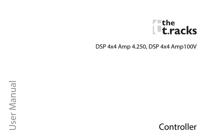 thomann the t.racks DSP 4x4 Amp 4.250 user manual