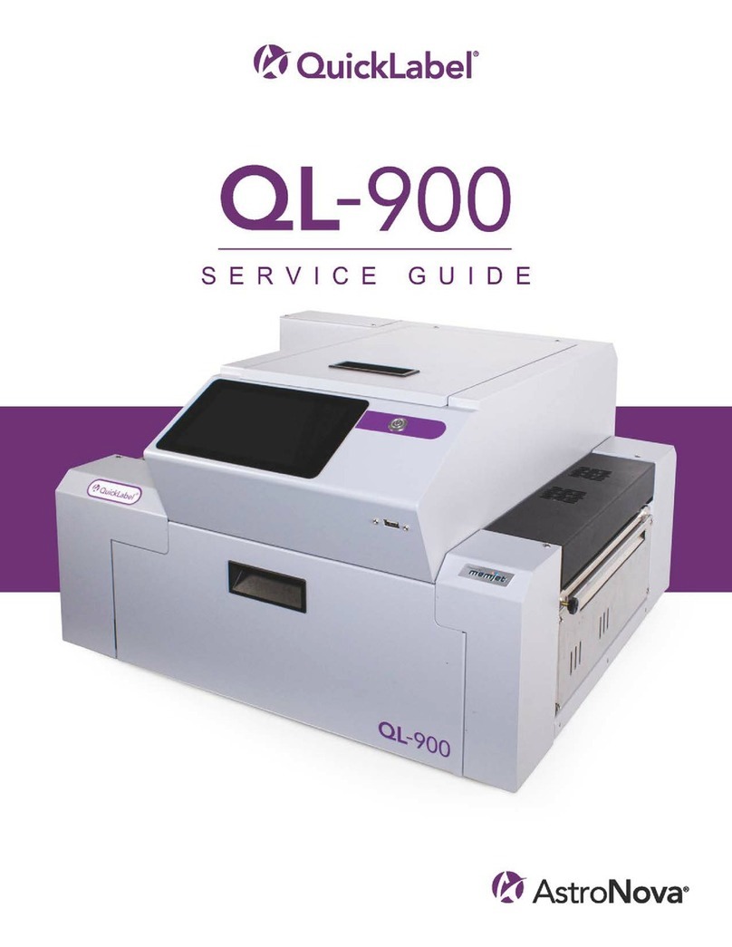 AstroNova QuickLabel QL-900 User manual AstroNova QuickLabel QL-900 User manual