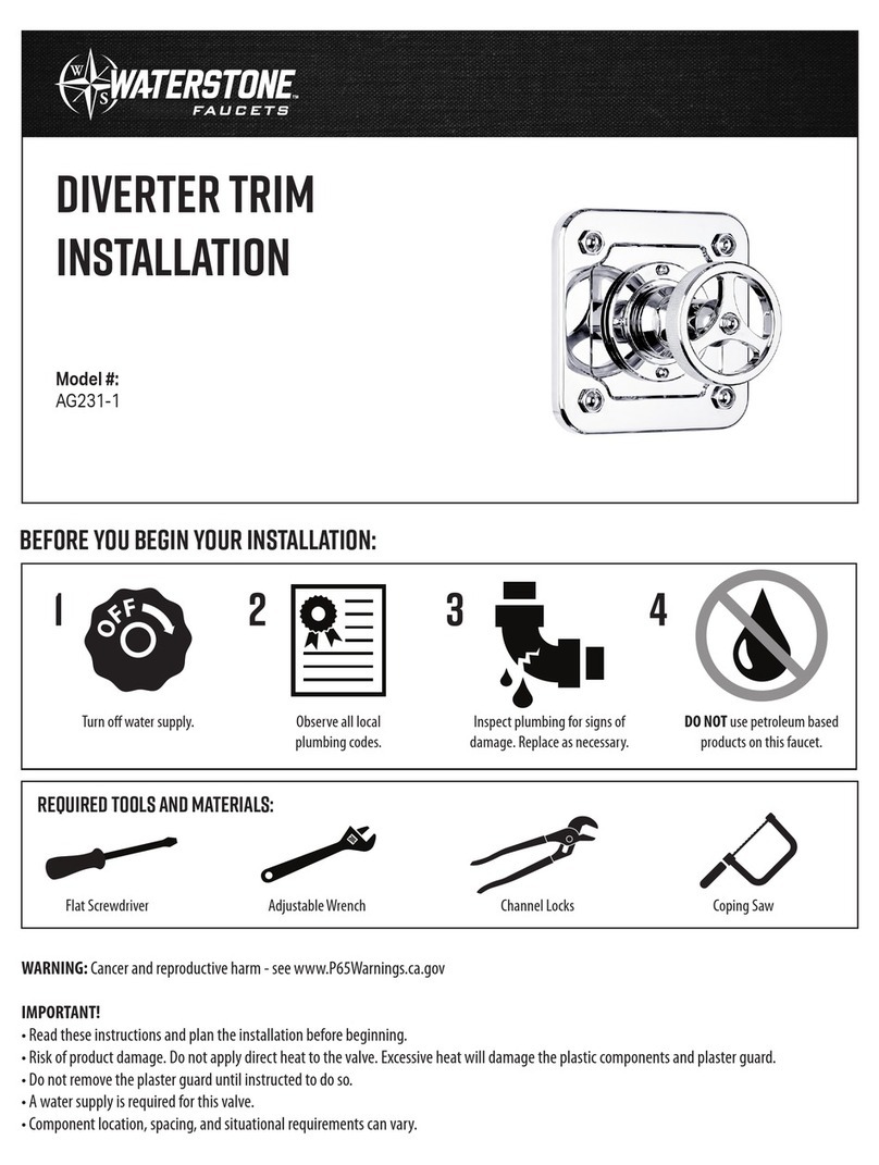 Waterstone AG231-1 Installation